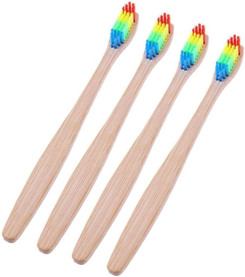 GLEAVI 8pcs Assorted Color Toothbrushes Ergonomic Handle Soft Bristles for Travel and Home - Image 1